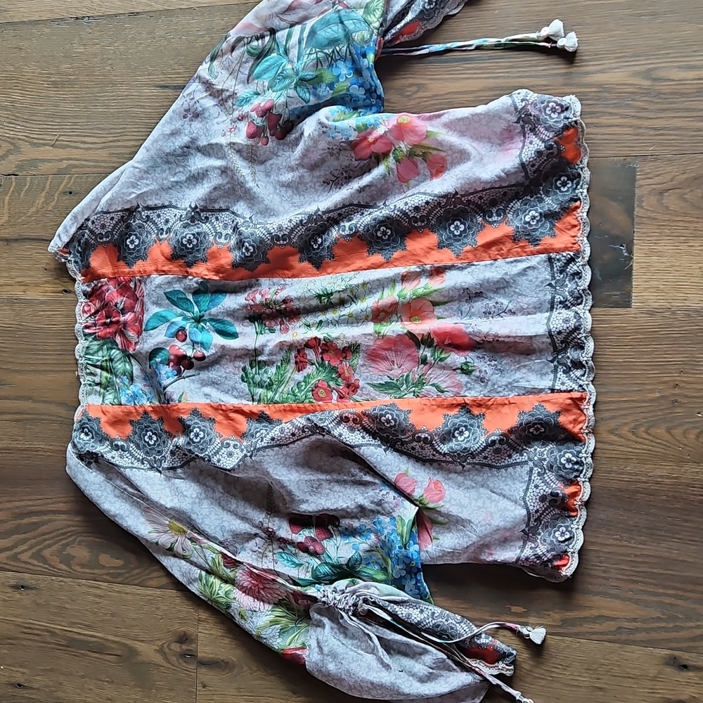 Johnny WAS Flawless Silk Tunic Size L - Picture 6 of 7